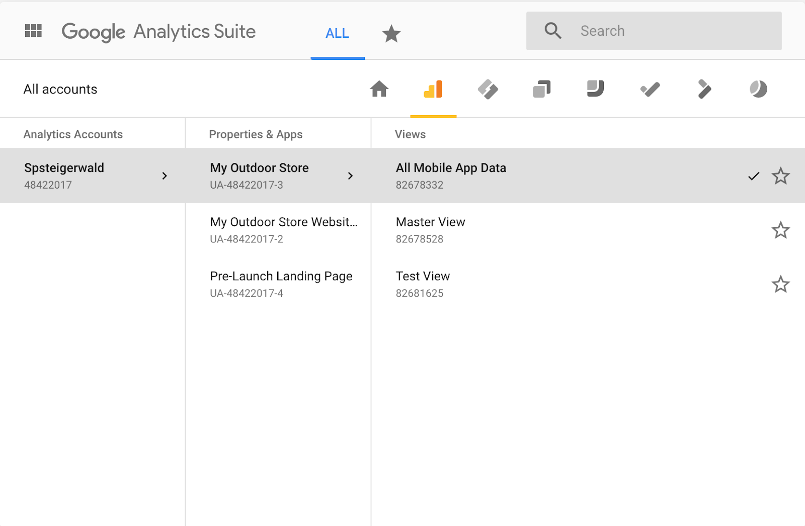How to identify your Google Analytics View ID